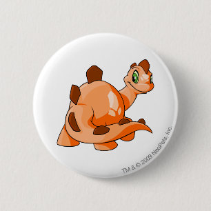 Chomby Oranje Ronde Button 5,7 Cm