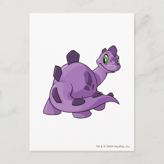 Chomby Purple Briefkaart (Voorkant)