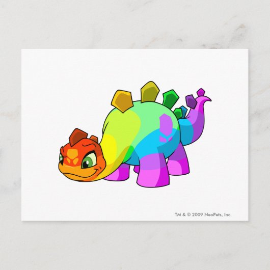 Chomby Rainbow Briefkaart (Voorkant)