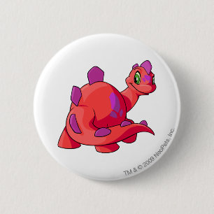 Chomby Red Ronde Button 5,7 Cm
