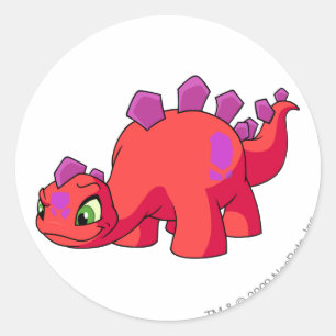 Chomby Red Ronde Sticker