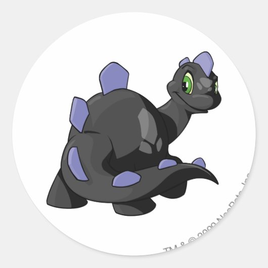 Chomby Shadow Ronde Sticker (Voorkant)