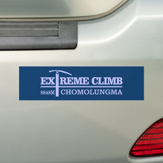 Chomolungma (Mount Everest) Bumpersticker (Op auto)