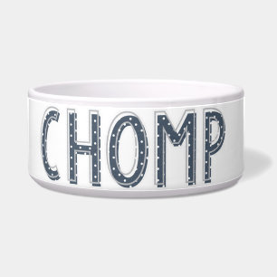 CHOMP Navy Blauwe Keramische Kom voor Huisdieren