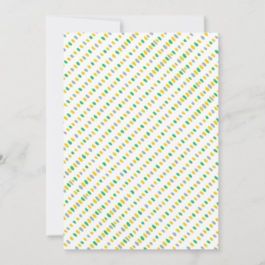 Chomp & Stomp! Dinosaur Boys 4th Birthday Kaart (Achterkant)