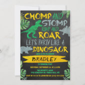Chomp & Stomp! Dinosaur koopt elke dag Kaart (Voorkant)