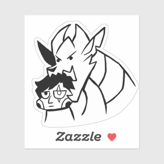 CHOMP - Tweede contact vinyl Sticker (Vel)