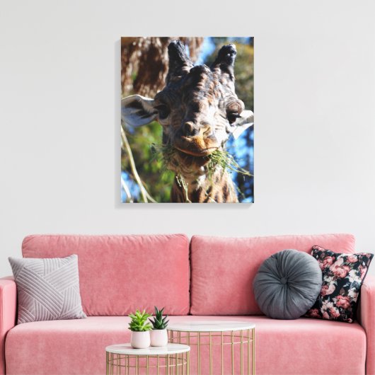 Chompin! Stretched Canvas Print (Insitu (Woonkamer))