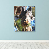 Chompin! Stretched Canvas Print (Insitu (Houten vloer))