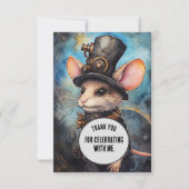 Chompington dank u Steampunk dier Custom Bedankkaart (Voorkant)