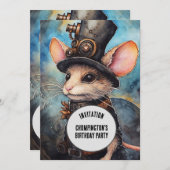 Chompington Steampunk Dier Aangepaste naam Kaart (Voorkant / Achterkant)