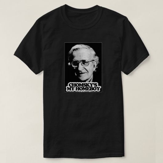 Chomsky is mijn Homeboy T-shirt (Design voorkant)