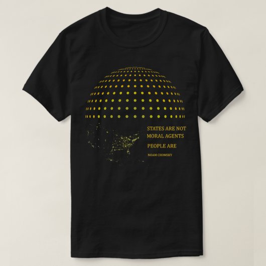 Chomsky Morals T-shirt (Design voorkant)