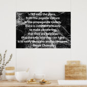 Chomsky Quotation Poster (Keuken)