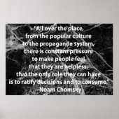 Chomsky Quotation Poster (Voorkant)