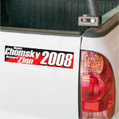 Chomsky\Zinn 2008 Bumpersticker (Op Truck)