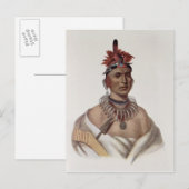 Chon-Ca-Pe of 'Big Kansas', een Oto-chef Briefkaart (Voorkant / Achterkant)