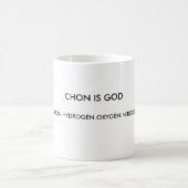 CHON IS GOD, KOOLWATERSTOF.OXYGEN.STIKSTOF. KOFFIEMOK (Center)