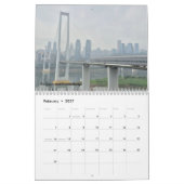 Chongqing, China 12 maanden kalender (Feb 2027)