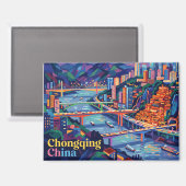 Chongqing China Magneet (Voorkant / Achterkant)