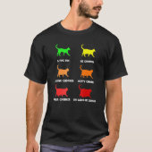 Chonk Cat Chart Cats a Fine Boi T-shirt (Voorkant)