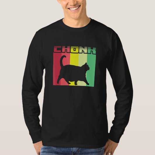 Chonk Cat Dank Meme T-shirt (Voorkant)