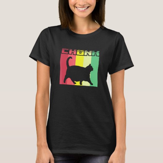 Chonk Cat Dank Meme T-shirt (Voorkant)