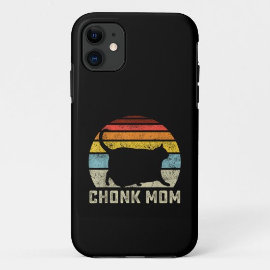 Chonk Cat Ma Scale Meme Funny Retro Style Mam C Case-Mate iPhone Case (Achterkant)