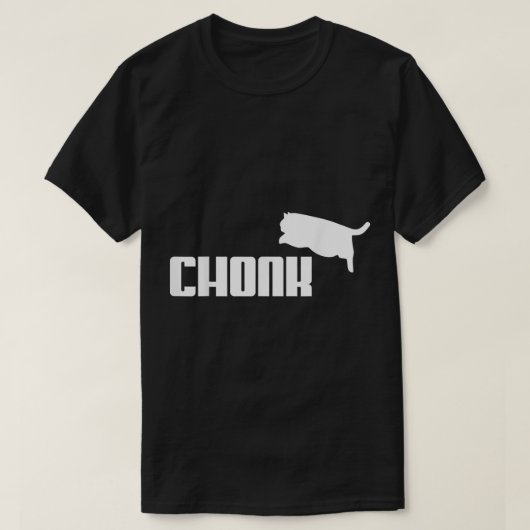 Chonk Cat Meme Funny T-shirt (Design voorkant)