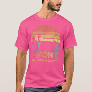 Chonk Cat Meme Oh wettig dat hij is T-shirt
