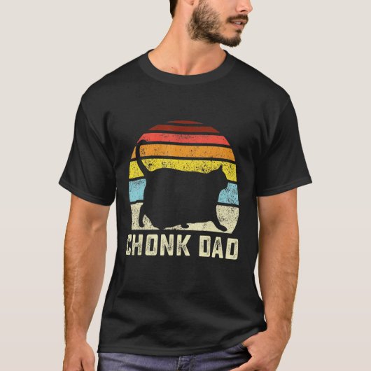 Chonk Cat Pap Scale Style Papa Cats T-shirt (Voorkant)