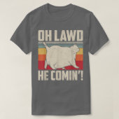 Chonk Cat Scale Meme Funny Retro Style Cat T-shirt (Design voorkant)