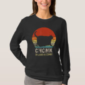 Chonk Cat Scale Meme Retro  Katten Lid 1 T-shirt (Voorkant)
