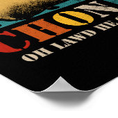 Chonk Cat Scale Meme Retro Stijl  Memes Poster (Hoek)