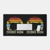 Chonk Kat Moeder Schaal Meme Grappige Retro Stijl  Bureaumat (Keyboard & Muis)