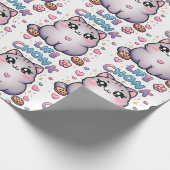 CHONK LIFE CAT - Kawaii stijl Schattigee kat Cadeaupapier (Hoek)