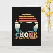 Chonk Oh Lawd die komt Kaart (Gele Bloem)