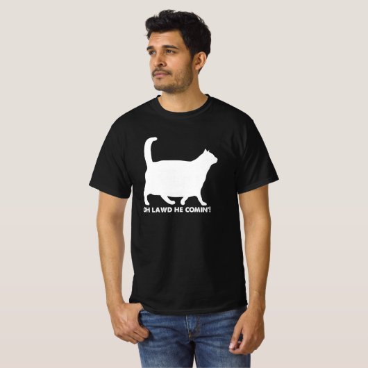 Chonk Oh Lawd Hij komt T-shirt (Voorkant volledig)