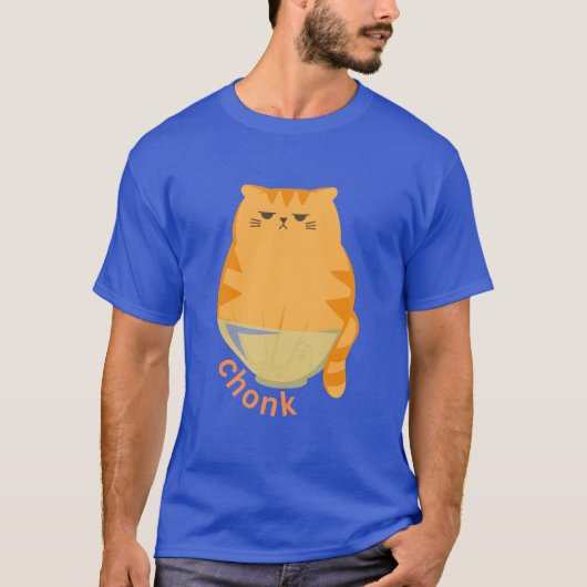 Chonk Oranje kat T-shirt (Voorkant)