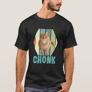 Chonk Retro Fat Cat Memes  Cats Veterinaria T-shirt