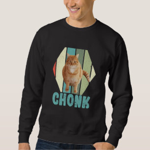 Chonk Retro Fat Cat Memes Cats Veterinaria Trui