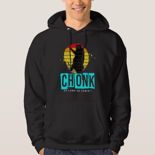Chonk Scale Cat Meme Memes Hoodie (Voorkant)