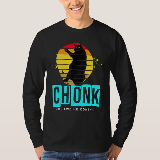 Chonk Scale Cat Meme Memes T-shirt (Voorkant)