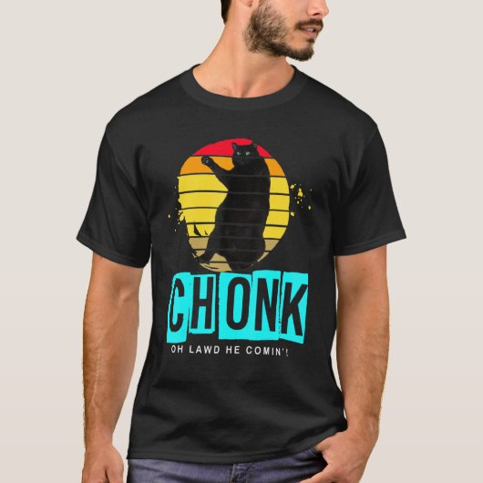 Chonk Scale Cat Meme Memes T-shirt (Voorkant)