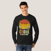 Chonker Fat Cat Chonky Meme T-shirt (Voorkant volledig)