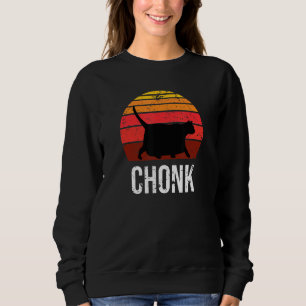 Chonker Meme geïnspireerd op een kattevlek Trui