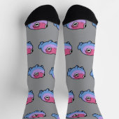 Chonky Biseksuele Kikker Queer Sokken | Cute Bi Pr (Top)