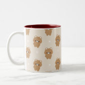 Chonky Brown Beer Tweekleurige Koffiemok (Links)