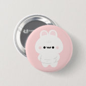 Chonky Bunny Ronde Button 5,7 Cm (Voorkant /achterkant)