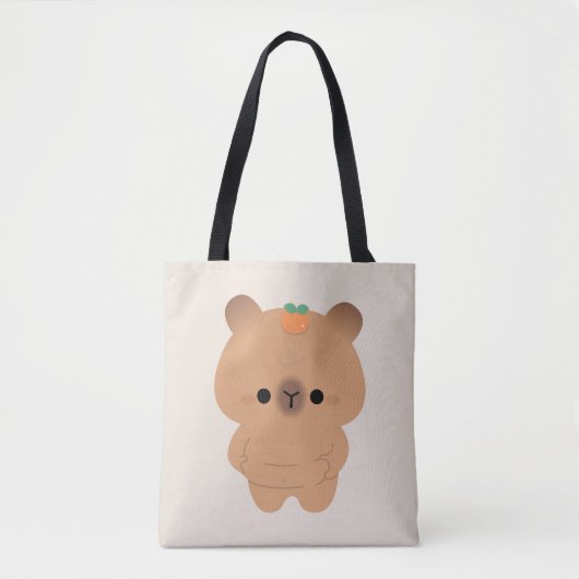 Chonky Capybara Tote Bag (Voorkant)